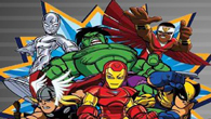 <b>Fractal Frenzy</b> is a remade of the classic Bomber Man with The Avengers in their kid version, Super Hero Squad.