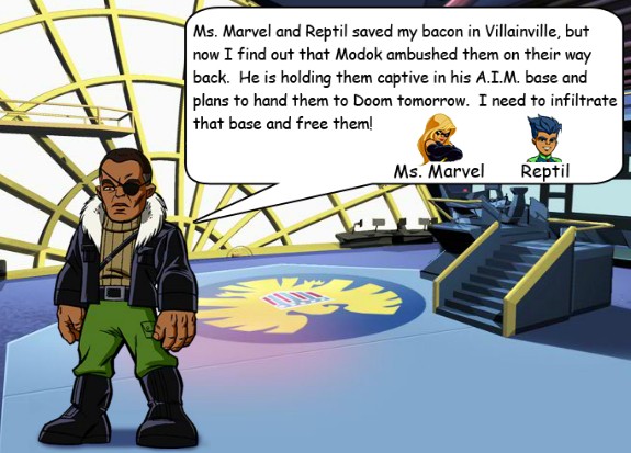 NIck Fury Fury Escape